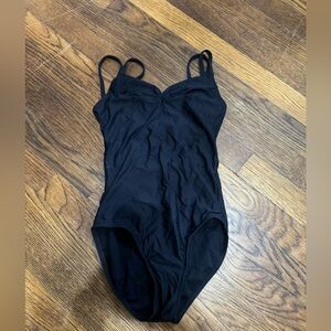 Wear Moi Basic Black Leotard - Size Small